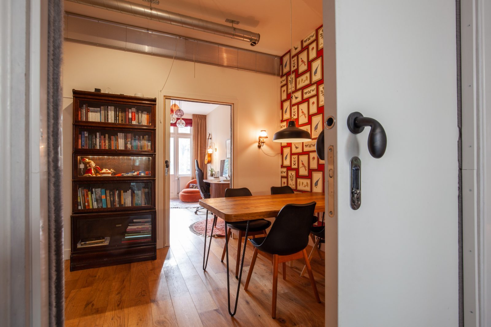 Dining room with doorway through to the Red